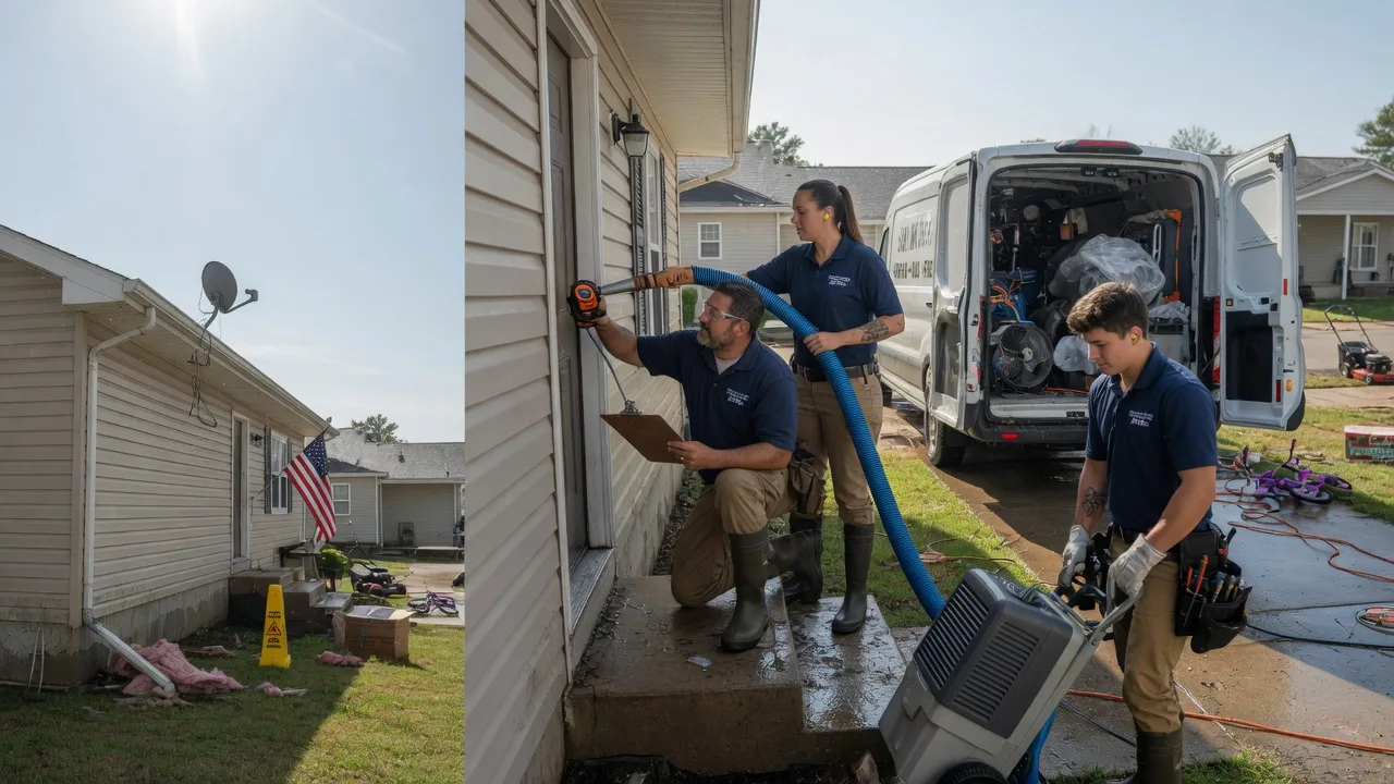 Ceiling Water Damage Restoration in Browns, IL near me